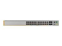 Přepínač - L3 - řízený - 24 x 10/100/1000 (PoE+) + 4 x 1 Gigabit / 10 Gigabit SFP+ (uplink) - Lze montovat do rozvaděče