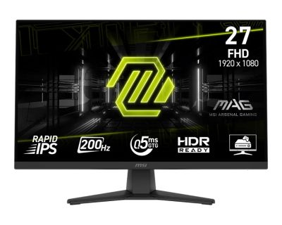 MSI MAG/272F/27"/IPS/FHD/200Hz/0,5ms/Černá/3R