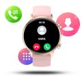 MANTA ALEXA Mini Smartwatch, chytré hodinky, zlaté