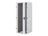 19'' stojanový rozvaděč rozebíratelný 47U/800x600mm prosklené dveře, IP20, 1200kg/1500kg světle šedý RAL7035