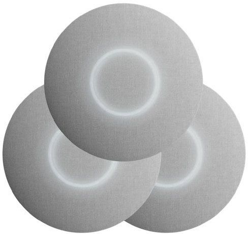 Ubiquiti kryt pro UAP-nanoHD, U6 Lite a U6+, motiv tkaniny, 3 kusy