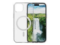 Zadní kryt pro mobilní telefon - kompatibilita s MagSafe - recyklovaný plast, D3O - průsvitná - pro Apple iPhone 15 Plus
