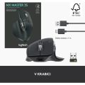 LOGITECH MX Master 3S, Bezdrátová myš, graphite