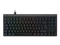Klávesnice - TKL - podsvícení - USB - QWERTY - britská - klávesový spínač: GL Tactile - černá