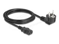 PC power cord earthed plug CEE 7/7 90° a