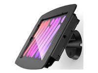 Montážní sada (kryt) - odhalená kamera a tlačítka, naklápění - pro tablet - uzamykatelný - hliník - černá - velikost obrazovky: 8.3" - montáž na stěnu