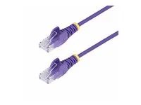 50cm Purple Slim CAT6 Ethernet Cable - N6PAT50CMPLS