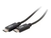 USB C to USB C Cable - USB C 2.0 3A - 480 Mbps - M/M - USB kabel - USB-C (M) reverzní do USB-C (M) reverzní - USB 2.0 - 30 V - 3 A - 1.82 m - černá