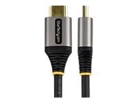 Dolby Vision/Atmos, DTS-HD (HDMM21V5M) - Ultra High Speed - kabel HDMI s ethernetem - HDMI s piny (male) do HDMI s piny (male) - 5 m - odstíněný - šedá, černá - pasivní, podpora 4K120Hz, podpora 8K60Hz (7680 x 4320) - pro P/N: 4PORT-8K-HDMI-SWITCH