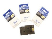 Černá, žlutá - Role (1,2 cm x 8 m) 1 kazeta/y lamino páska - pro P-Touch PT-2000, PT-3000, PT-500, PT-5000, PT-8E