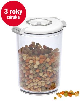 STATUS Tritan vakuová kulatá dóza 1,5l 177720, bílá