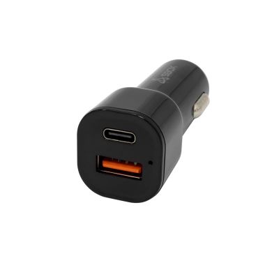 SBOX CC-038, Autonabíječka, USB-A/USB-C, černá