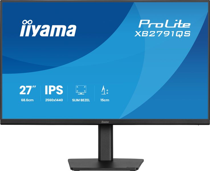 iiyama ProLite/XB2791QS-B1/27"/IPS/QHD/75Hz/1ms/Černá/3R