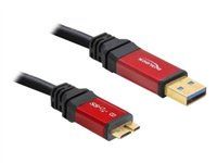 Kabel USB - USB typ A (M) do Micro-USB typu B (M) - USB 3.0 - 2 m - černá