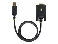 Rugged TPE Construction (1P3FFCNB-USB-SERIAL) - USB / sériový kabel - USB (M) do DB-9 (M) - 1 m - černá