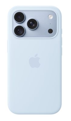 iPhone 18 Pre silikónové puzdro s MS - crisp blue