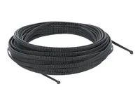 Braided expandable sleeving - 10 m - černá