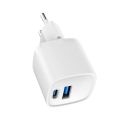 GEMBIRD TA-UC-PDQC20-W-01, Nabíječka, USB/USB-C