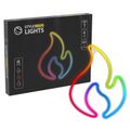 MANTA RGB FLAME, LED Neon plexi dekorace