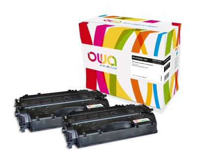 OWA Armor sada kompatibilní s HP CF280XD, 2x6900st, černá/black