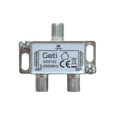 Anténní rozbočovač GETI GSS102  2 výstupy