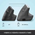 LOGITECH LIFT Vertical ERGONOMIC, Bezdrôtová myš C