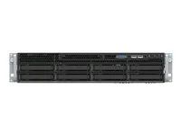 Server - instalovatelný do racku 2U - 2-směrný - bez CPU - RAM 0 GB - SATA - vyměnitelný za chodu 2.5", 3.5" zásuvka(y) - bez HDD - Gigabit Ethernet, 10 Gigabit Ethernet - monitor: žádný