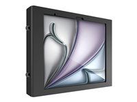 Black - Škříň - pro tablet - skleněný držák, prostor - uzamykatelný - vysoce kvalitní hliník - černá - velikost obrazovky: 13" - montážní rozhraní: 100 x 100 mm - montáž na stěnu - pro Apple 13-inch iPad Air (M2)