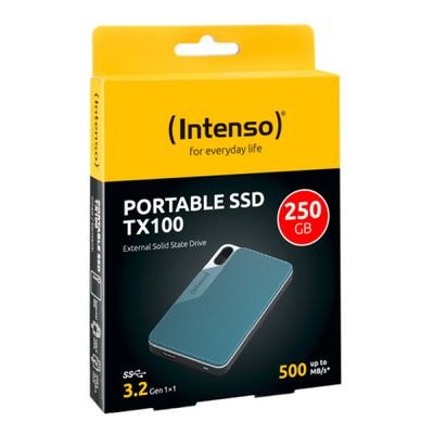 INTENSO TX100, Externí SSD disk, 250GB