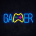 MANTA GAMER, LED Neon plexi dekorace