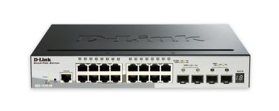 D-Link DGS-1510-20, 20-Port Gigabit Stackable SmartPro Switch, 2x SFP, 2x 10G SFP+