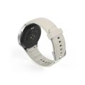 HAMA 8900, chytré hodinky, GPS, AMOLED, bílé/stříbrné