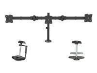 Monitor Pole Mount (ARMTRIO) - Nastavitelné rameno - pro 3 monitory - pevná ocel - velikost obrazovky: 13"-27" - pro P/N: DK30CH2DPPD, USB3DOCKH2DP