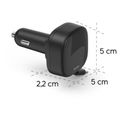 HAMA GaN, Rychlonabíječka, 1x USB-C PD/QC 30W