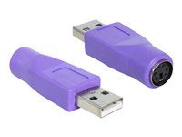 Adaptér klávesnice / myši - PS/2 (F) do USB (M)