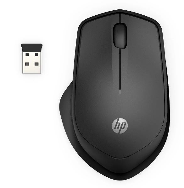 HP 280 Silent/Kancelářská/Optická/Pro praváky/1 200 DPI/Bezdrátová USB/Černá