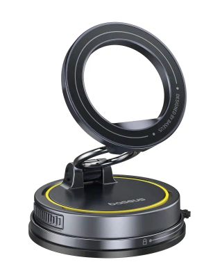 Baseus VC2 Flex Suction Cup Magnetický Držák do Auta Cosmic Black