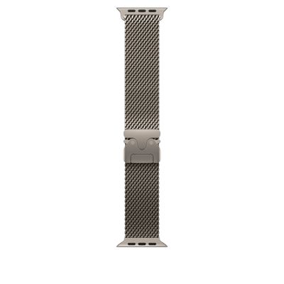 Watch Acc/49/Natural Titanium Milanese Loop - S