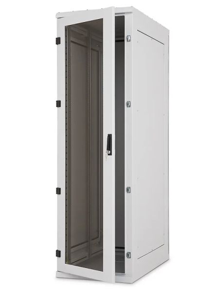 19" rack RDE 42U/800x1000 IP54, pro montáž chl.j.