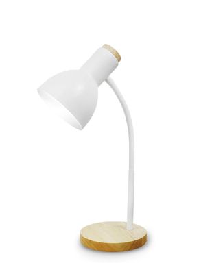 Platinet PDL333W stolní lampa Marma, 1xE27, 40W, bílá