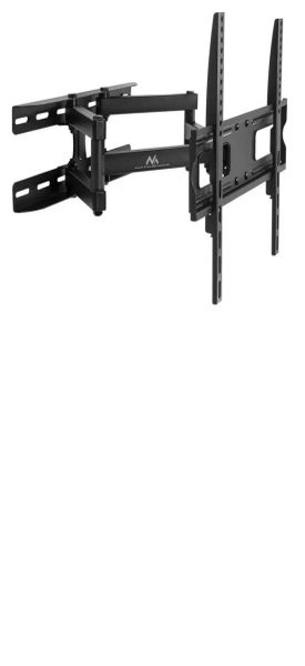 Držák Maclean na TV nebo monitor, univerzální, max. VESA 400x400, 26-65", 30 kg, černý, MC-760