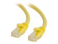 Patch kabel - RJ-45 (M) do RJ-45 (M) - 2 m - UTP - CAT 6 - lisovaný, provedení bez hrbolků, licna - žlutá