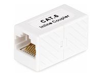 5 Pack (IN-CAT6-COUPLER-U5) - Síťový propojovací kabel - RJ-45 (F) do RJ-45 (F) - nestíněný - CAT 5/5e/6 - pasivní - bílá (balení 5)