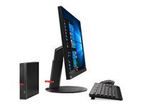 ThinkSmart Edition for Logitech - tiny Core i5 9600T / až 3.9 GHz - vPro - RAM 8 GB - SSD 128 GB - NVMe - UHD Graphics 630 - Gigabit Ethernet - Win 10 IoT Enterprise - monitor: žádný - černá - s 3 roky Lenovo Premier Support
