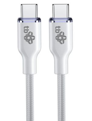 TB USB C - USB C 60W Glamour kabel 1,5m bílý