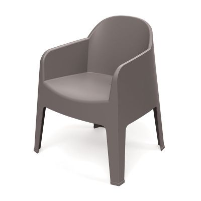 Židle zahradní MILANE 680x600x805mm - zemitě hnědá