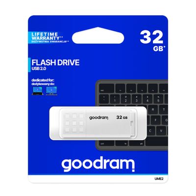 Flash disk GOODRAM USB 2.0 32GB bílý