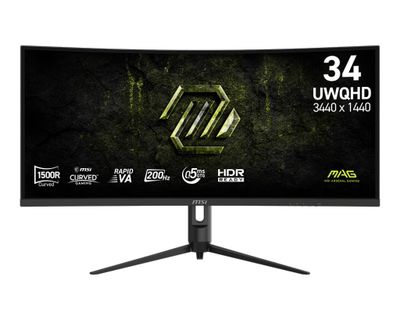 MSI MAG/342CQRF E20/34"/VA/wQHD/200Hz/0,5ms/Černá/3R
