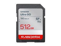SanDisk Ultra GO - Pametová karta flash - 512 GB - Video Class V10 / UHS-I U1 - SDXC UHS-I