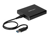 USB 3.1 (10Gbps) - Aluminum - M.2 to SATA - Raid Drive Enclosure (SM22BU31C3R) - Flashové úložiště - 2 zásuvky - USB 3.1 (externí) - pro P/N: TBLT3MM1MA, TBLT3MM2M, TBLT3MM2MA